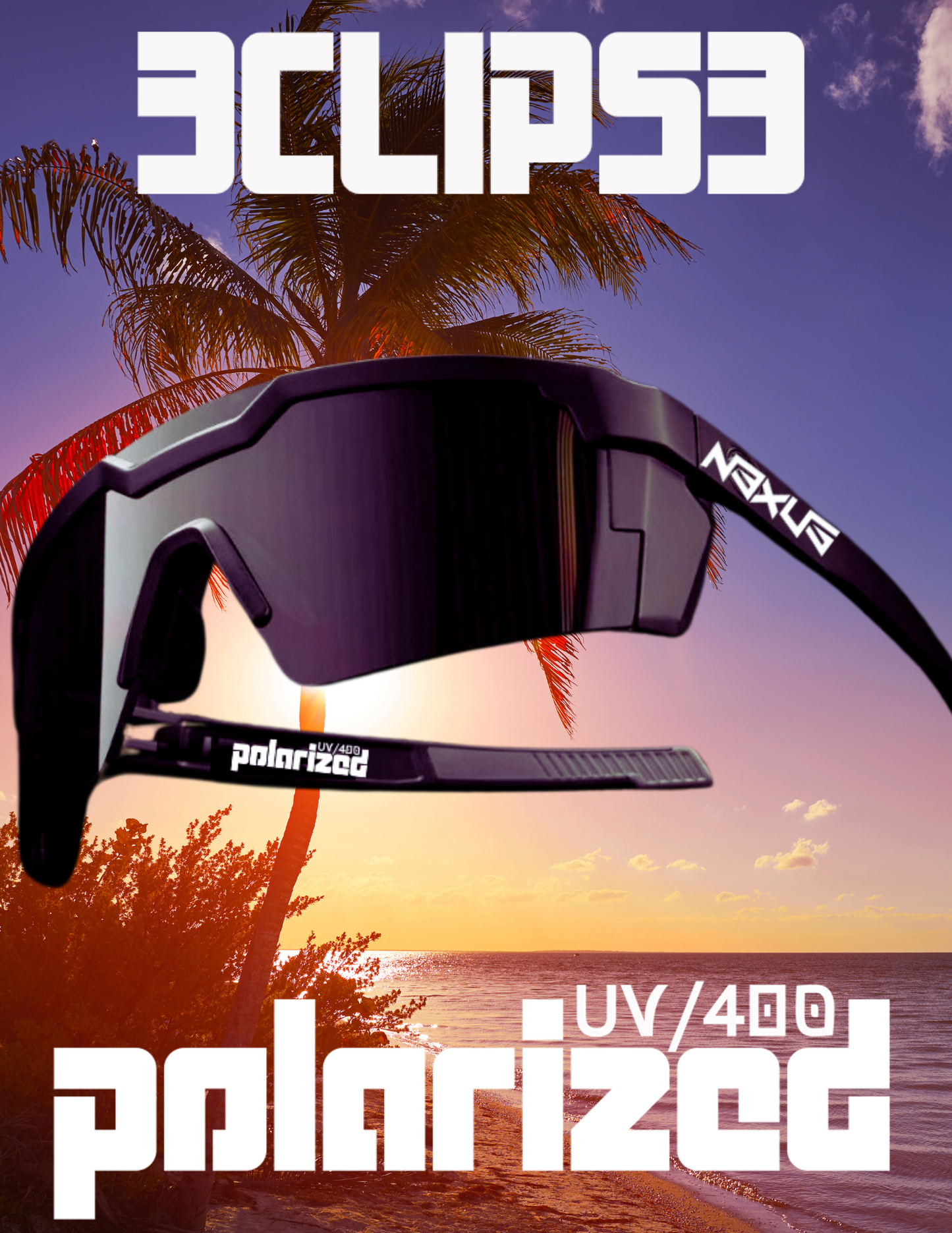 Nexus Brandz Eclipse  Black Moon/Black polarized UV/400 Ansi Z87+