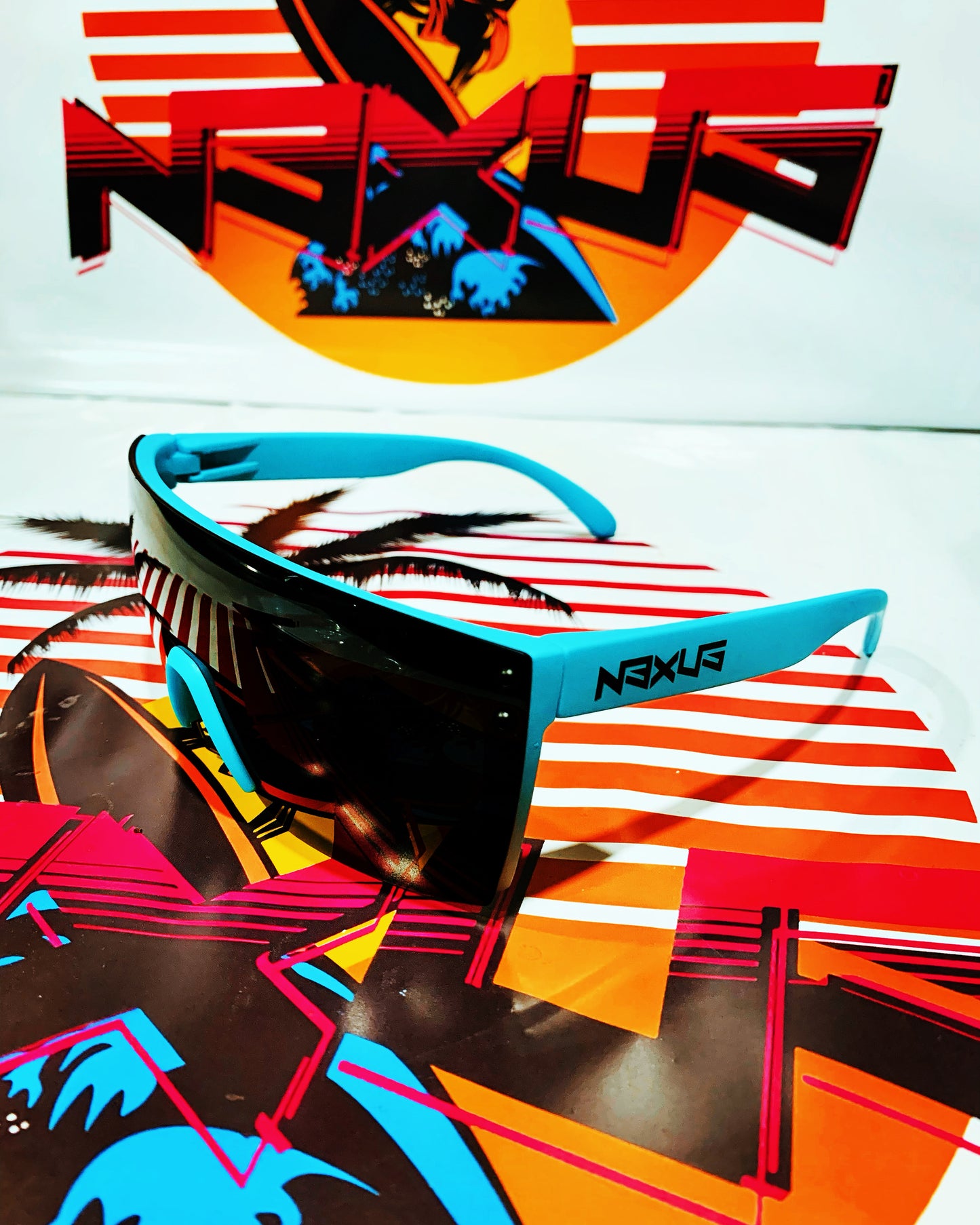 Nexus Brandz California turquoise/BLK Polarized UV/400 Ansi Z87